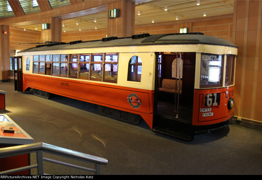 Cincinnati Streetcar Railway #2435